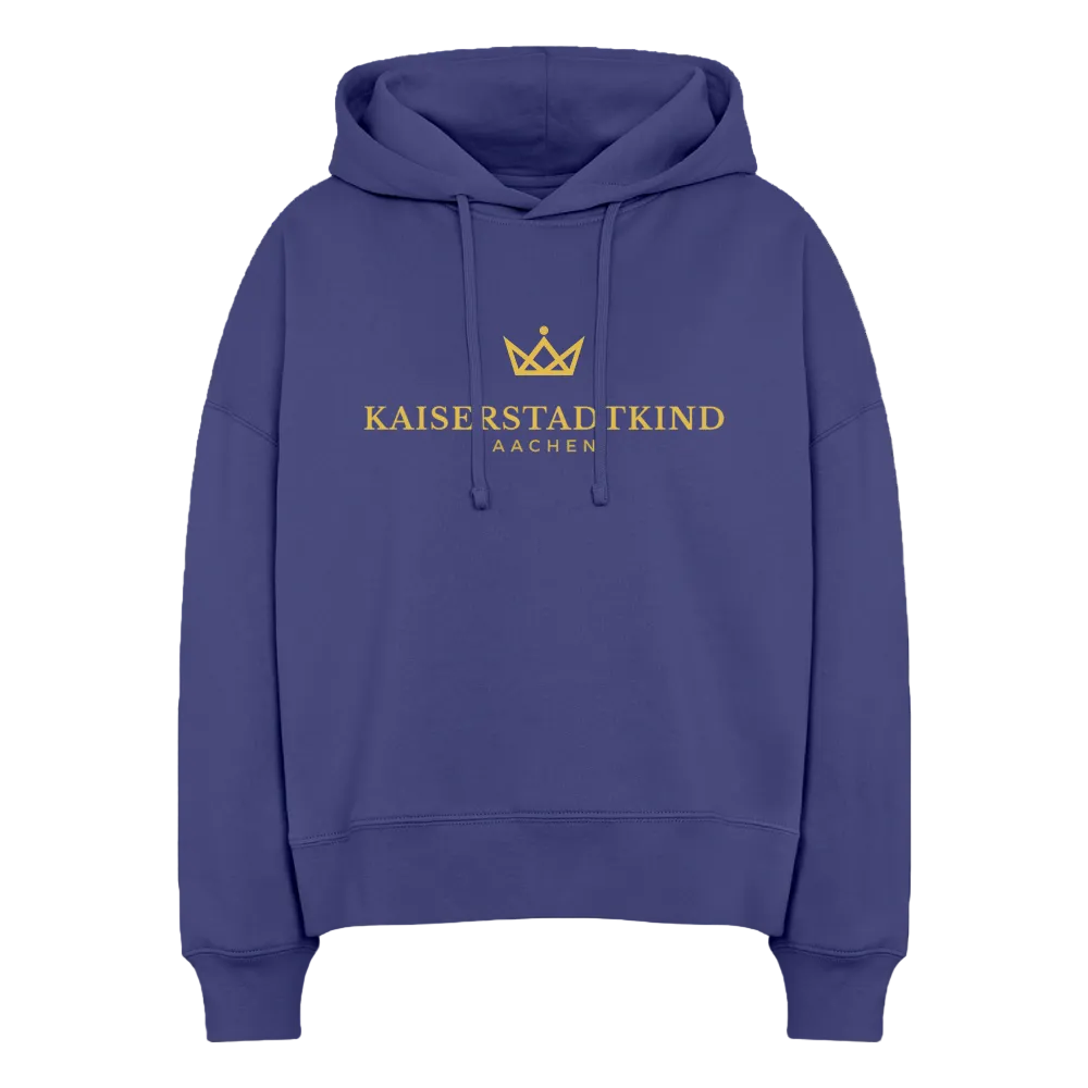 NORA Hoodie - Gold Front Logo/Hood Crown - Dämmerung