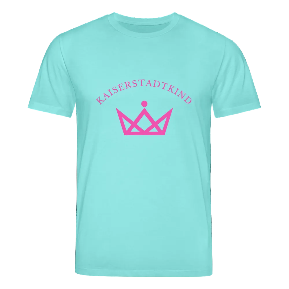 CREATOR T-Shirt - PINK Front Logo - Poolblau