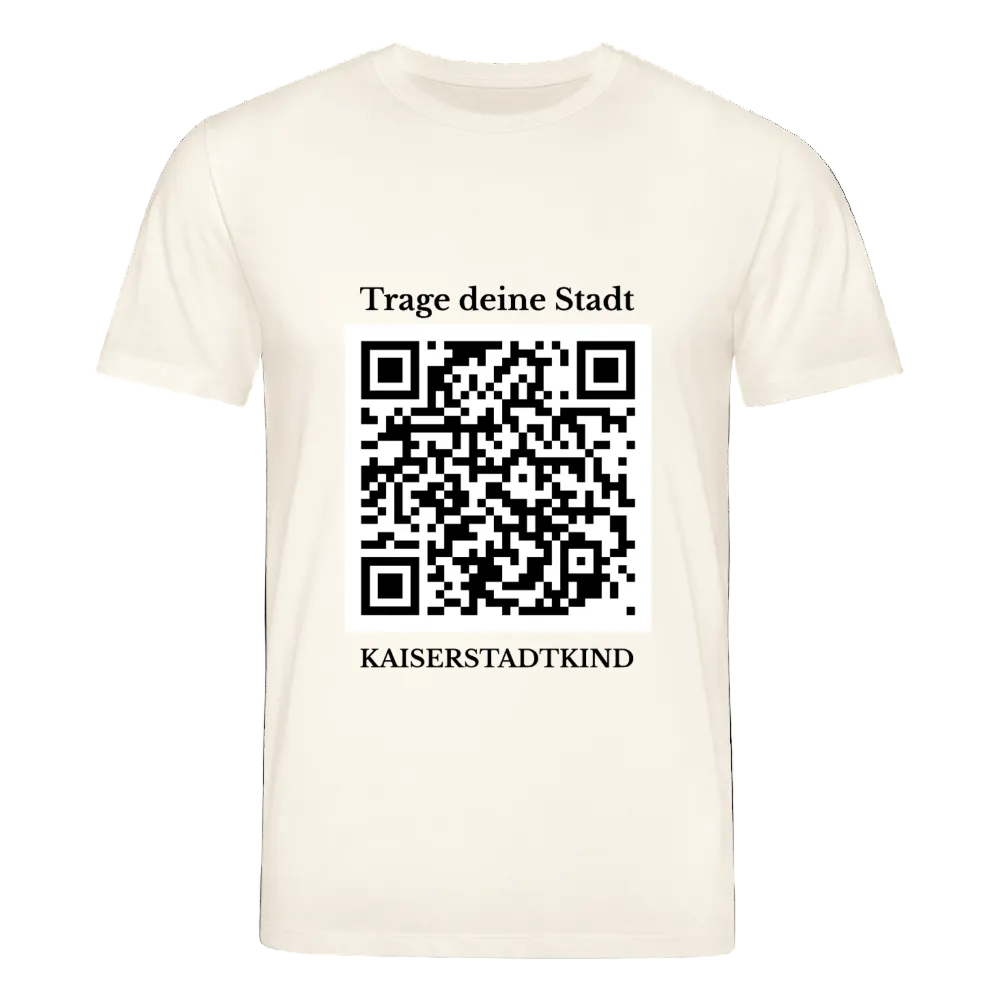 CREATOR T-Shirt - Front QR - Naturweiß 