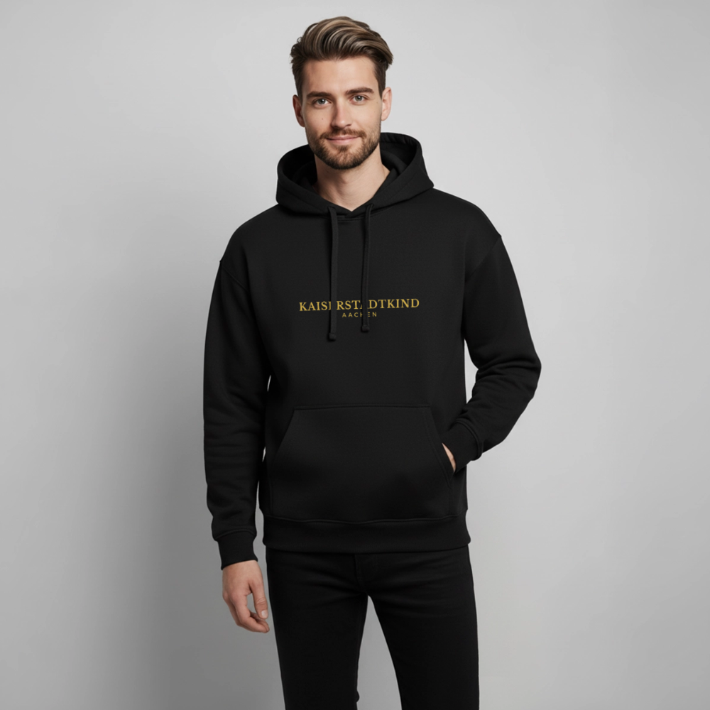 350gr.  Golden Letters Edition - Oversized Hoodie - black