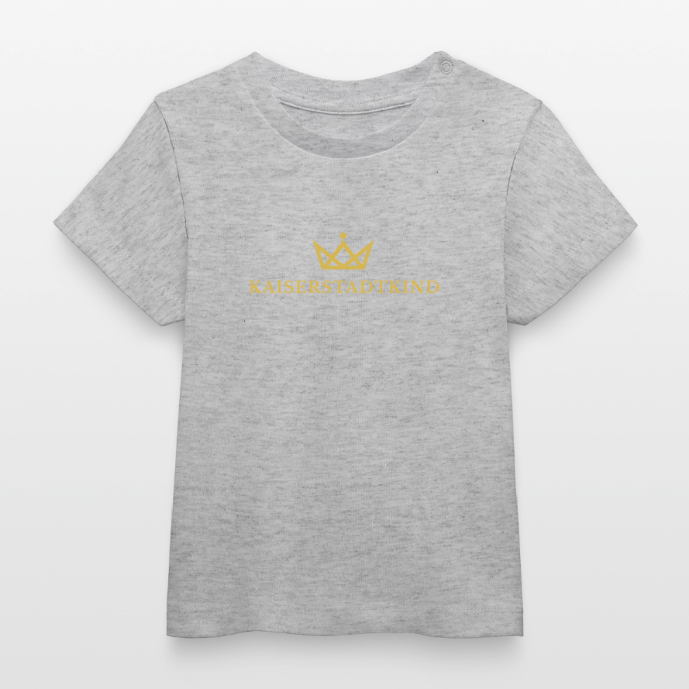 KAISERSTADTKIND Gold Edition - BABY CREATOR Baby Organic T-Shirt - heather grey