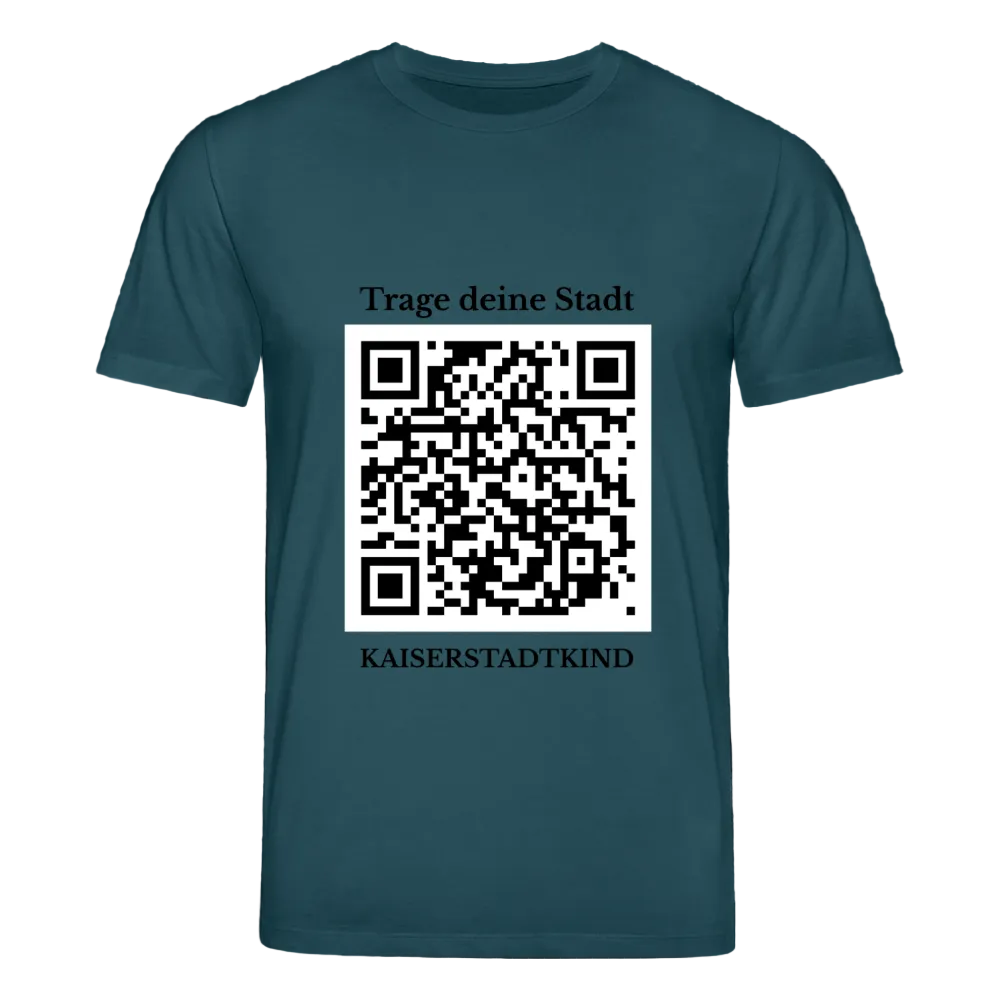 CREATOR T-Shirt - Front QR - Dunkles Petrol