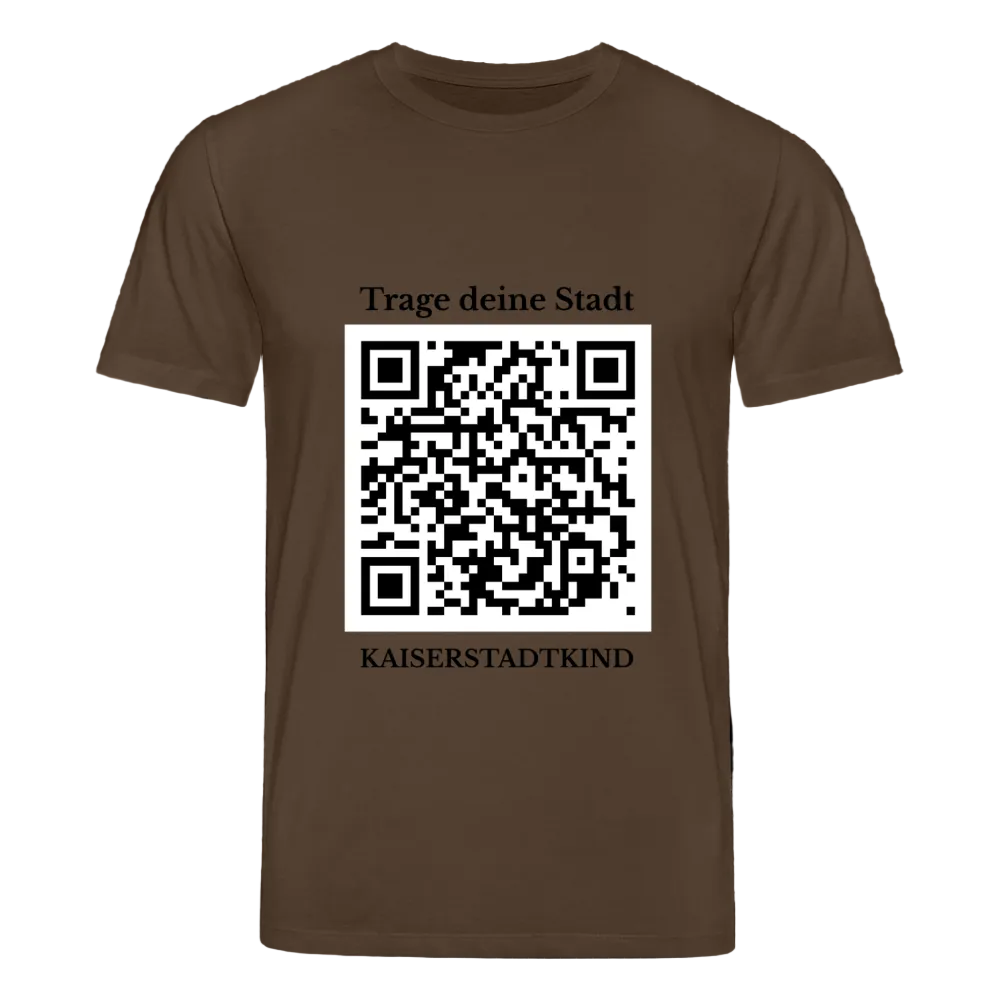 CREATOR T-Shirt - Front QR - Dunkelbraun