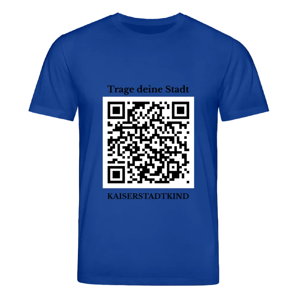 CREATOR T-Shirt - Front QR - Dunkelblau