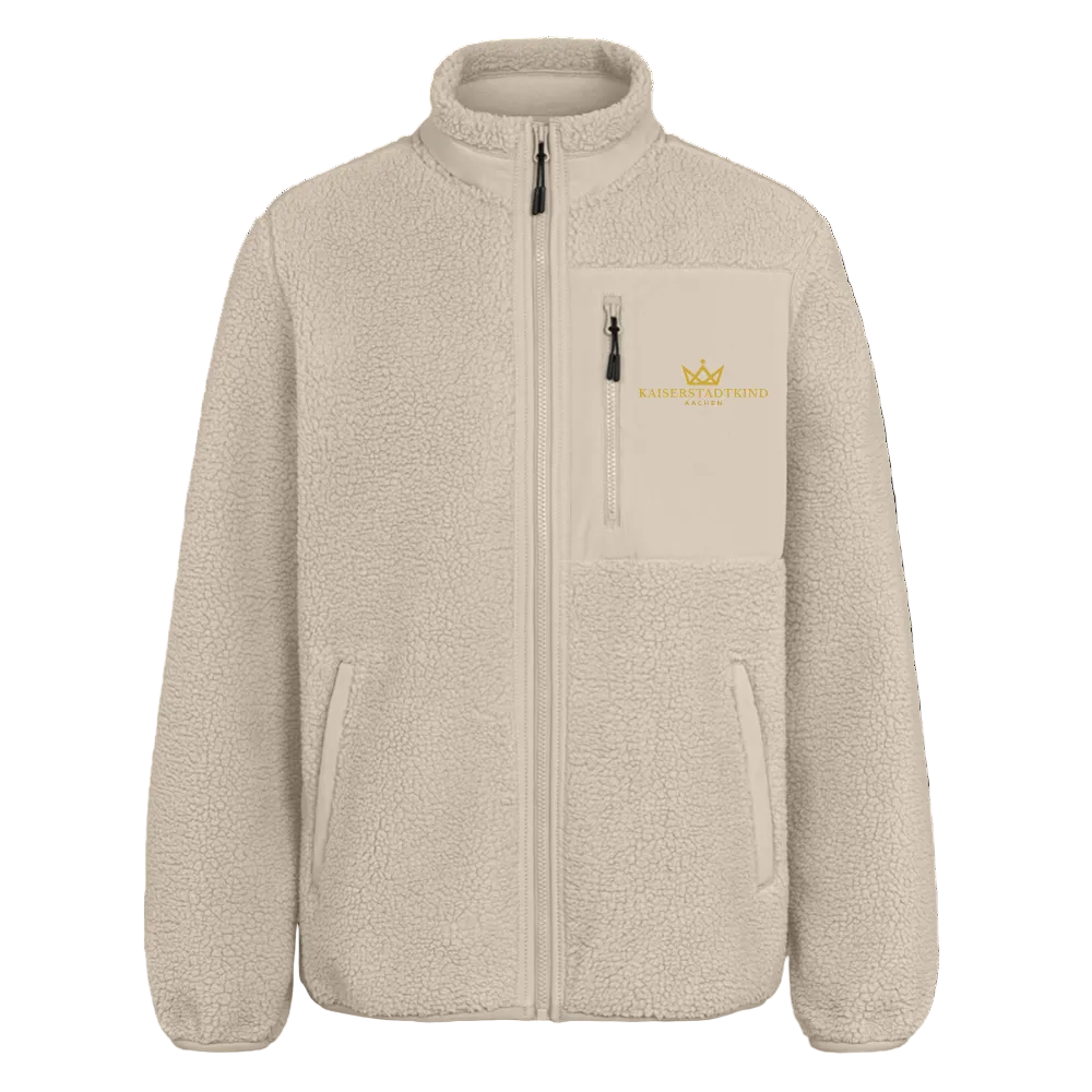 KAISERSTADTKIND RELAXED FIT Unisex sherpa jacket - Beige