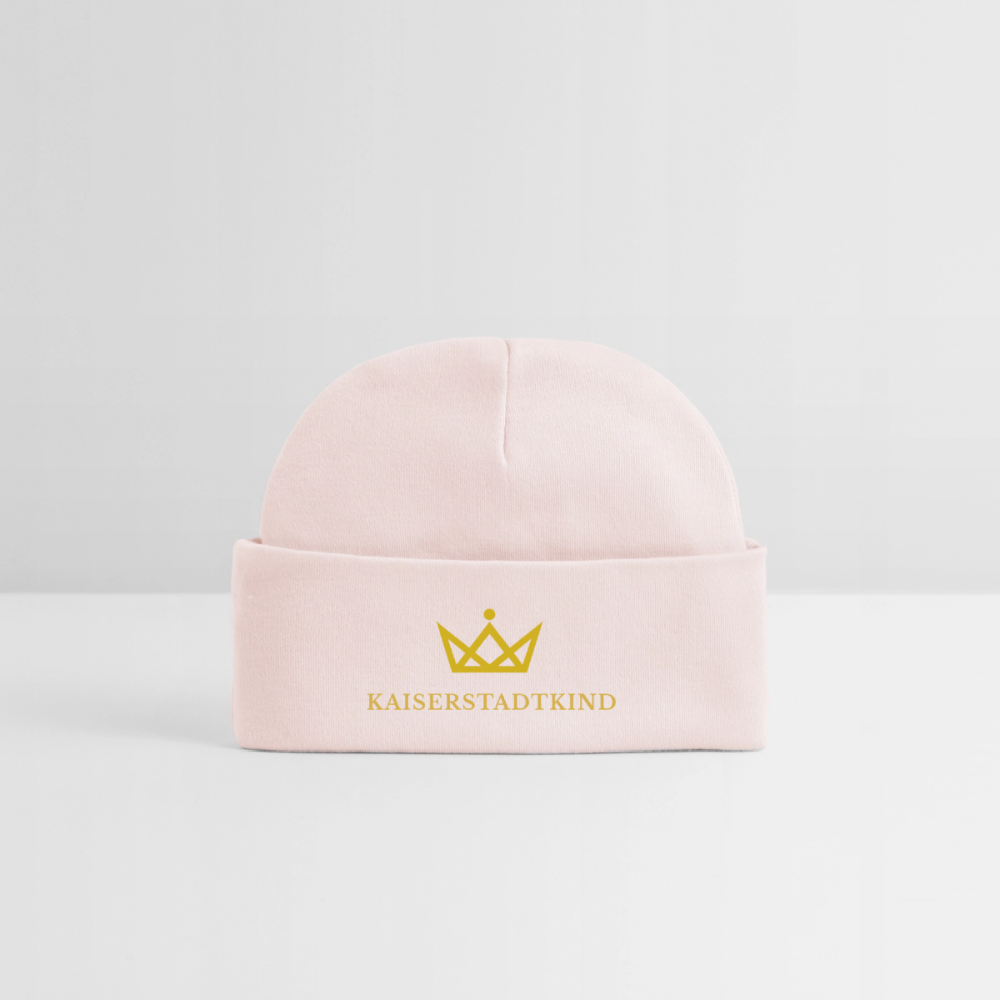 KAISERSTADTKIND Golden Edition - Baby Organic Beanie - pale pink