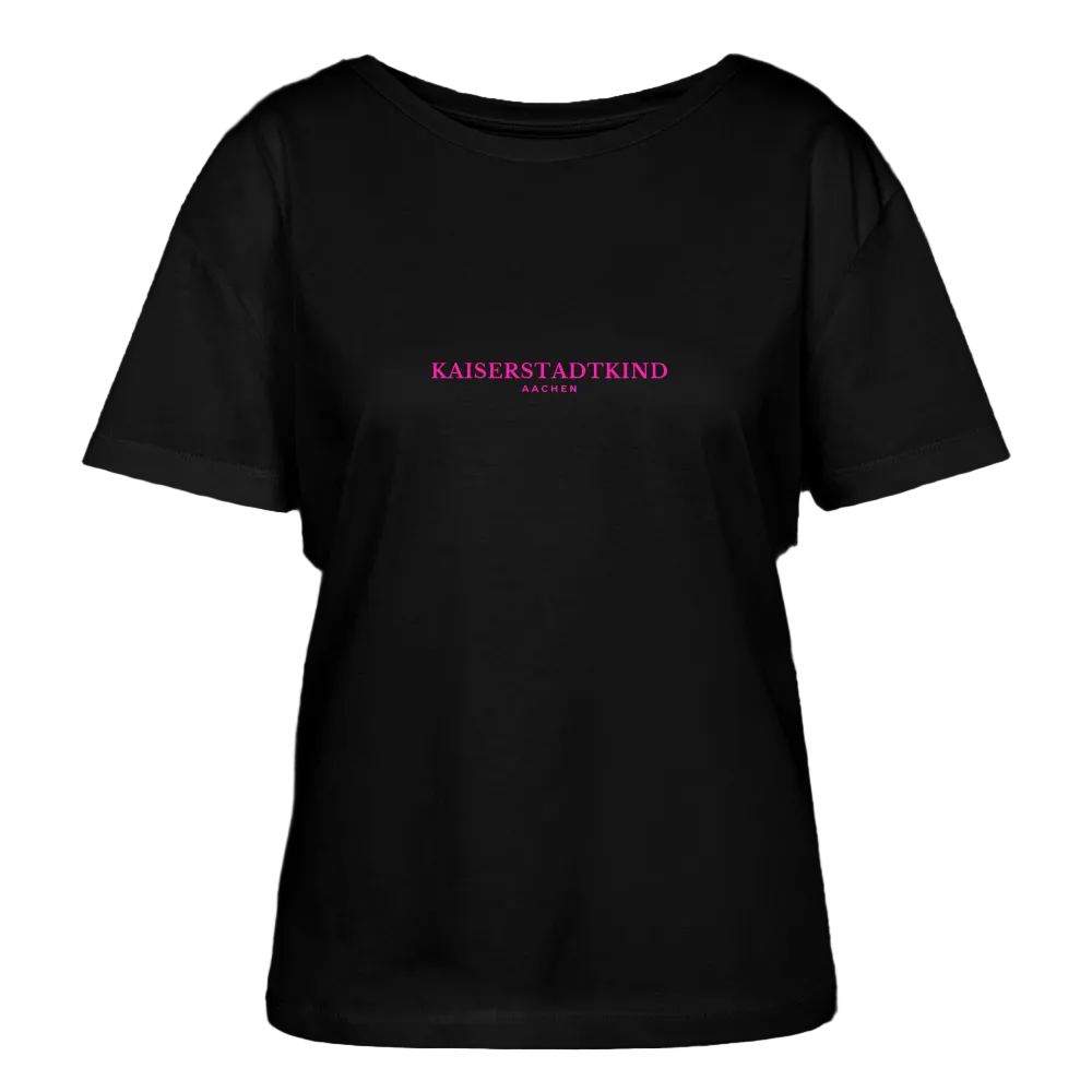 SERENA - Pink Front Script/Back Crown - Schwarz