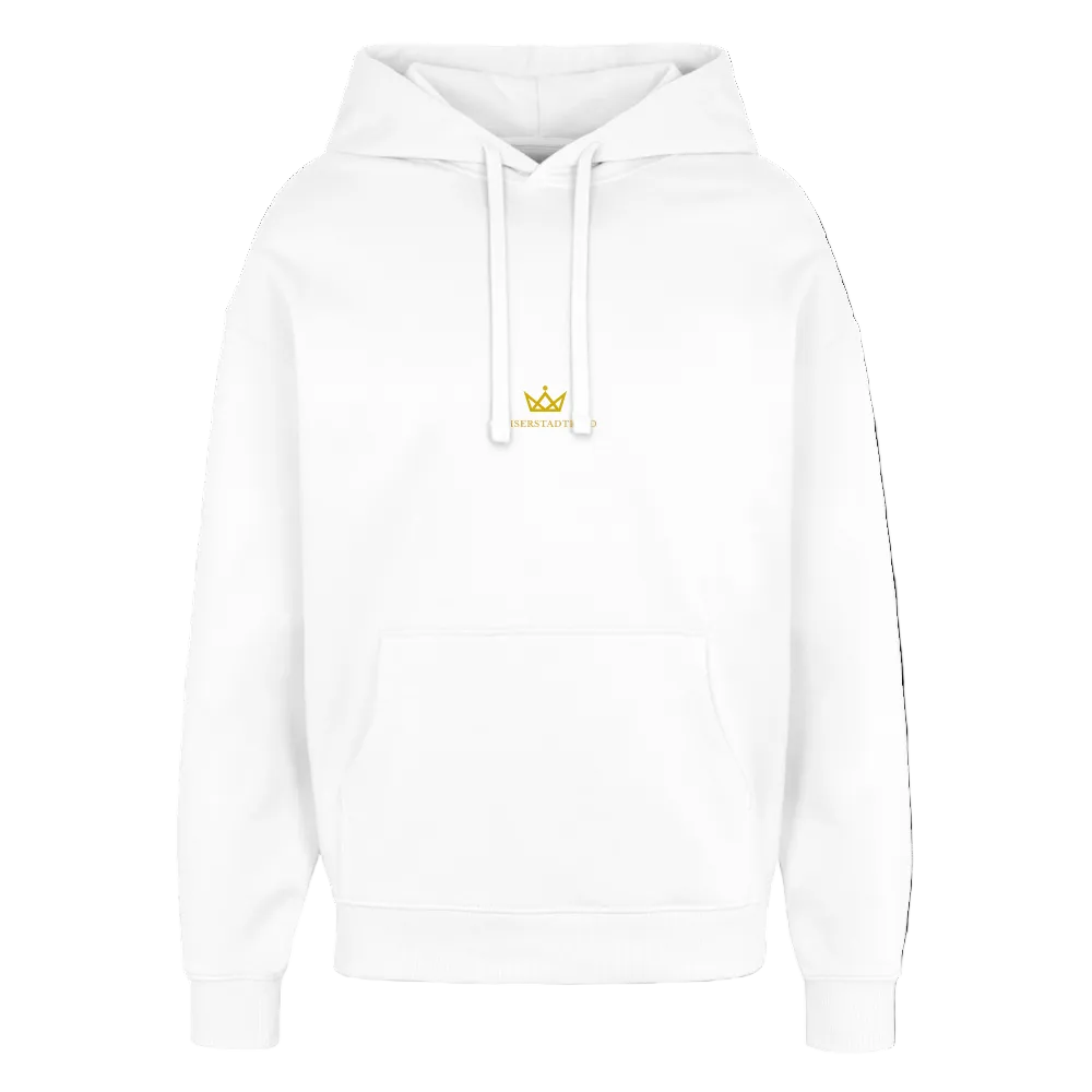 KAISERSTADTKIND Golden Circel - Oversized Hoodie - Weiß