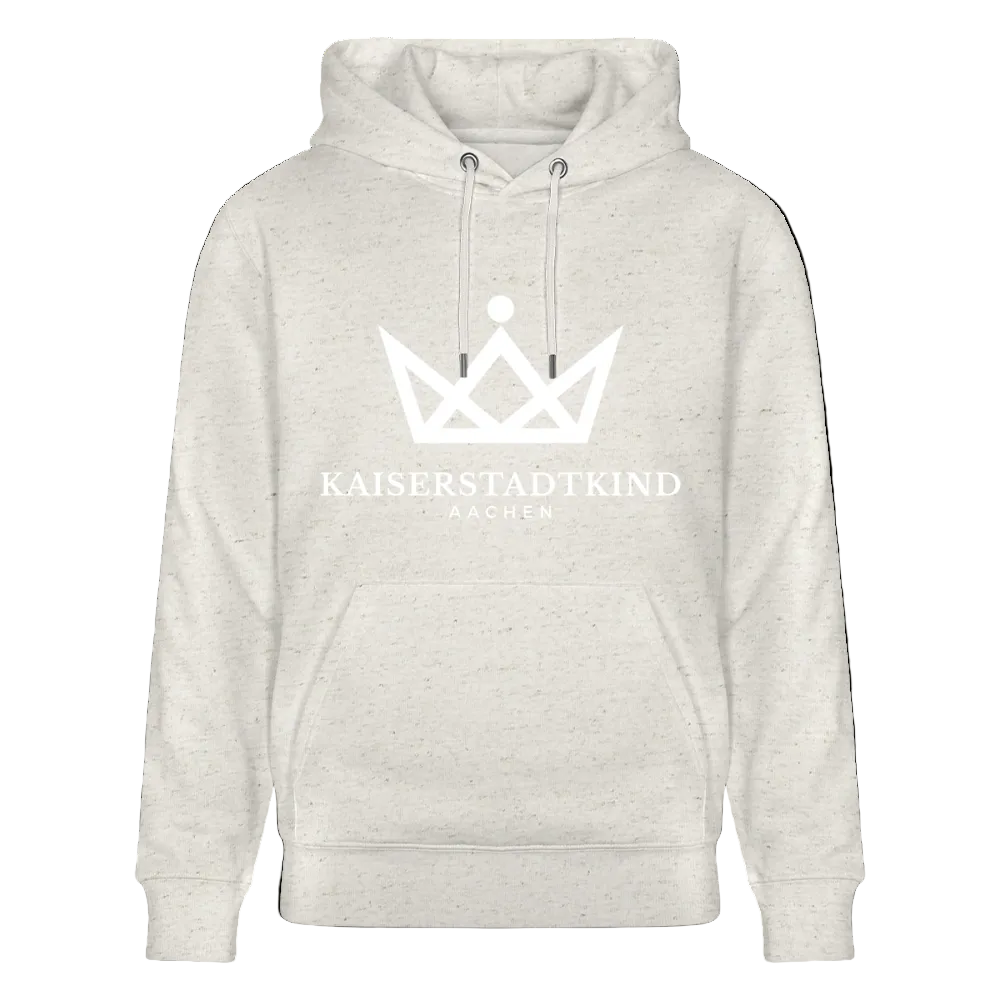 350gr. White Edition - CRUISER  Organic Hoodie - heather oatmeal