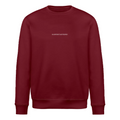 280gr. KAISERSTADTKIND White Letters Edition - CHANGER  Organic Sweatshirt - burgundy