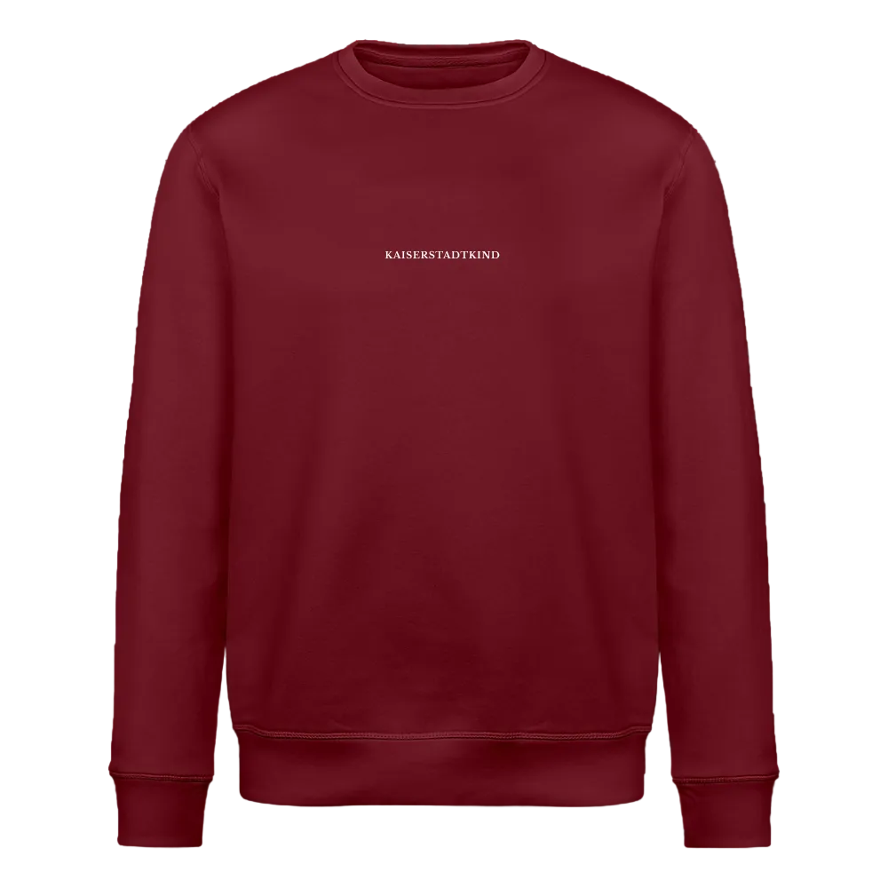 280gr. KAISERSTADTKIND White Letters Edition - CHANGER  Organic Sweatshirt - burgundy