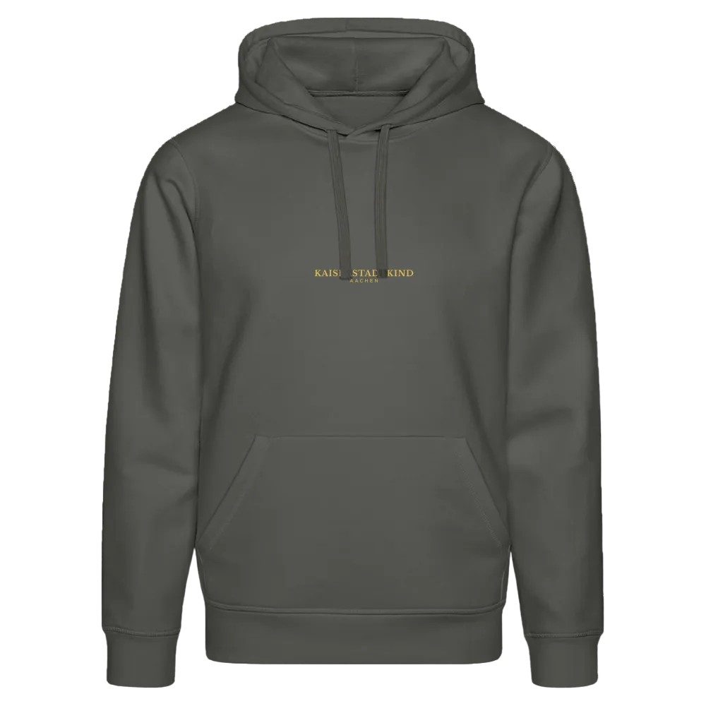 KAISERSTADTKIND Golden Circle - Bio-Hoodie DRUMMER - Anthrazit