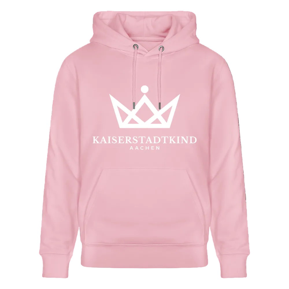 350gr. White Edition - CRUISER  Organic Hoodie - cotton pink