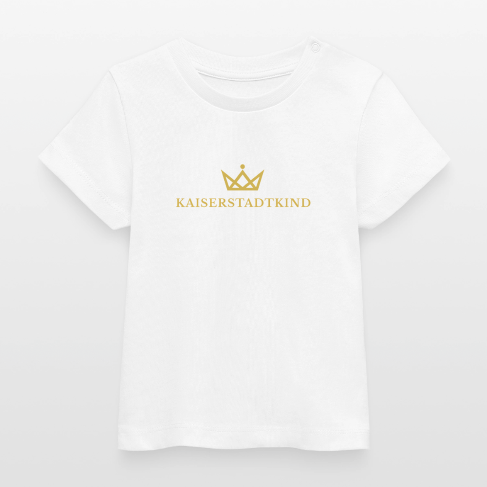 KAISERSTADTKIND Gold Edition - BABY CREATOR Baby Organic T-Shirt - white