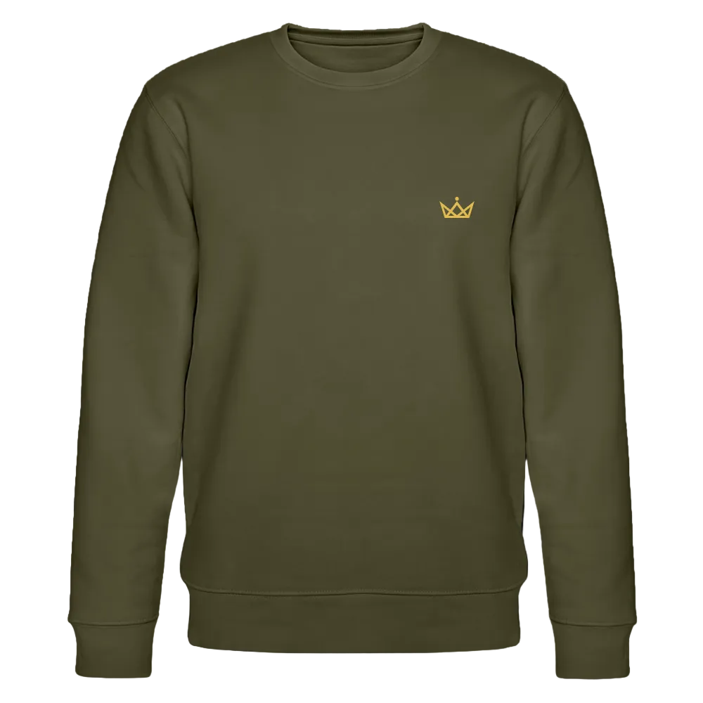 280gr. Golden Crown Edition - CHANGER Organic Sweatshirt - khaki