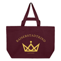 Kaiserstadtkind – Recycelte Shopping Bag - Burgunderrot