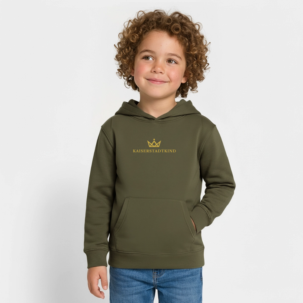 Stanley/Stella Mini Cruiser Kids’ Organic Hoodie - khaki