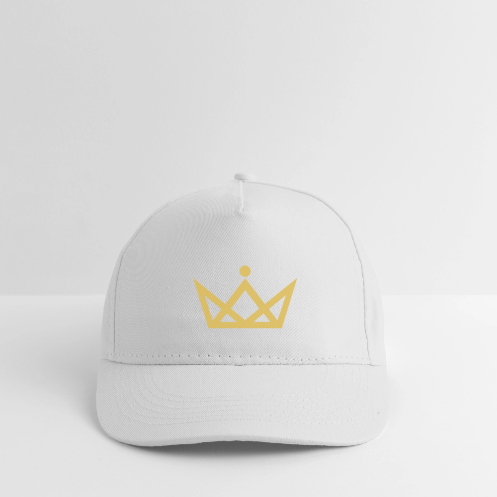KAISERSTADTKIND Golden Crown - Organic Baseball Cap - white