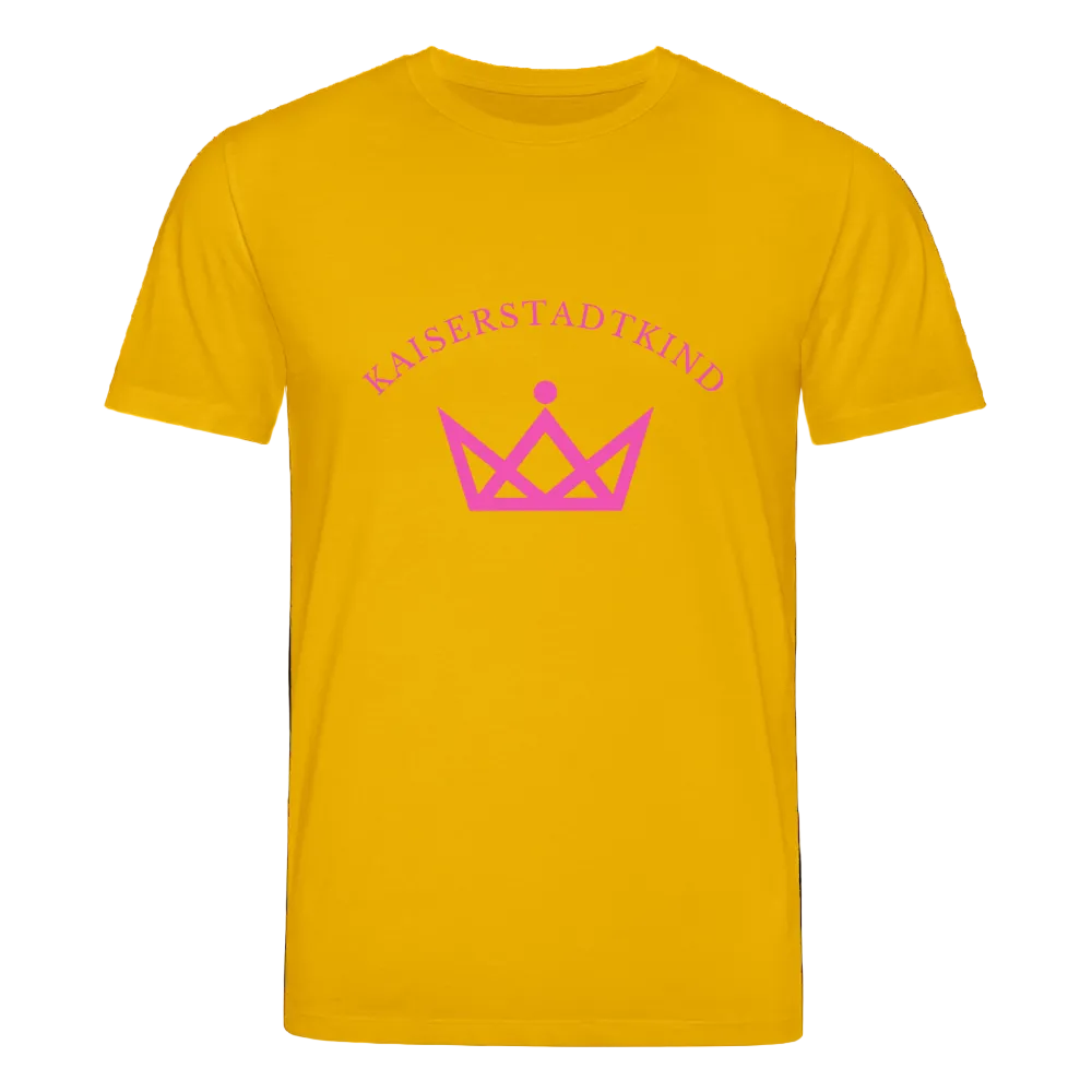 CREATOR T-Shirt - PINK Front Logo - Spektralgelb