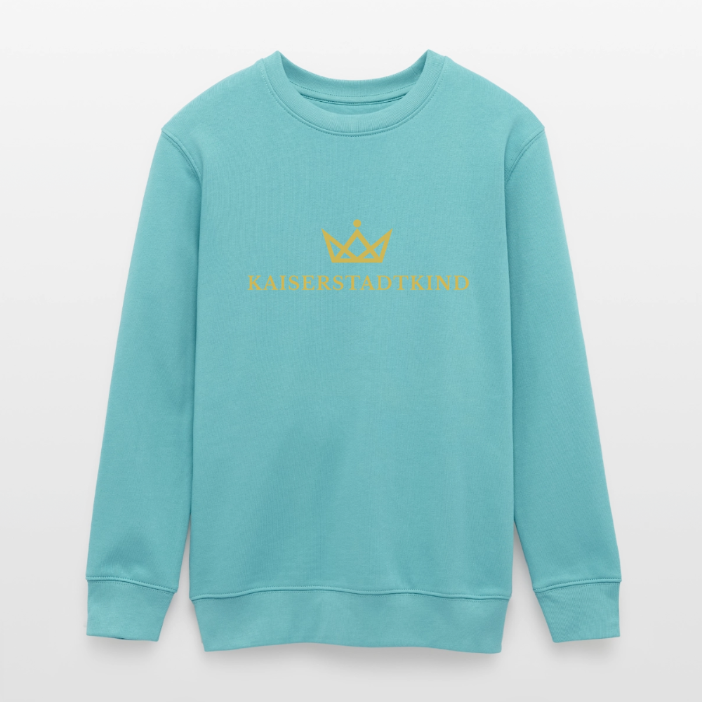 KAISERSTADTKIND Gold Edition - Mini Changer Organic Teen Sweatshirt - pastel turquoise
