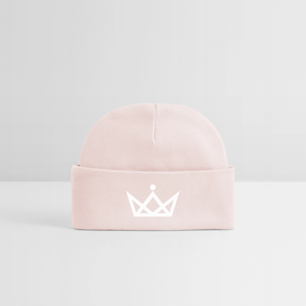 KAISERSTADTKIND White Crown - Baby Organic Beanie - pale pink