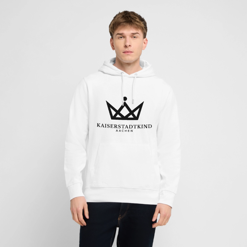 350gr. Black Edition - CRUISER  Organic Hoodie - white