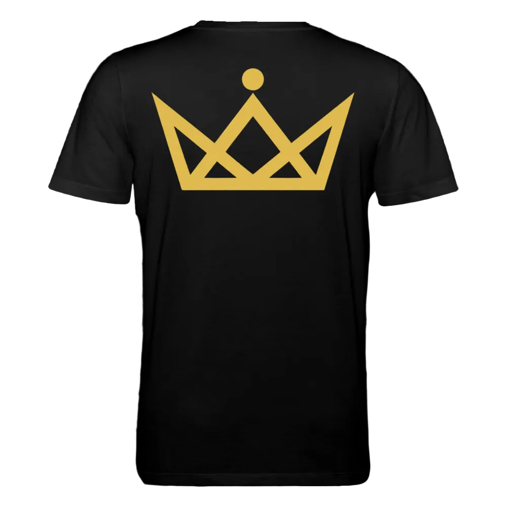 180gr. Golden Letters Edition  - Unisex Organic T-Shirt - black