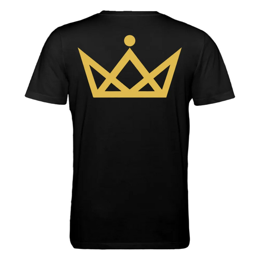 180gr. Golden Letters Edition  - Unisex Organic T-Shirt - black