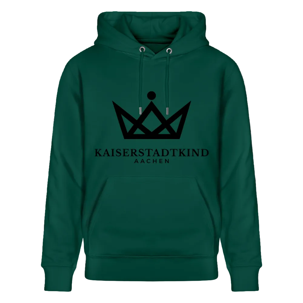 350gr. Black Edition - CRUISER  Organic Hoodie - forest