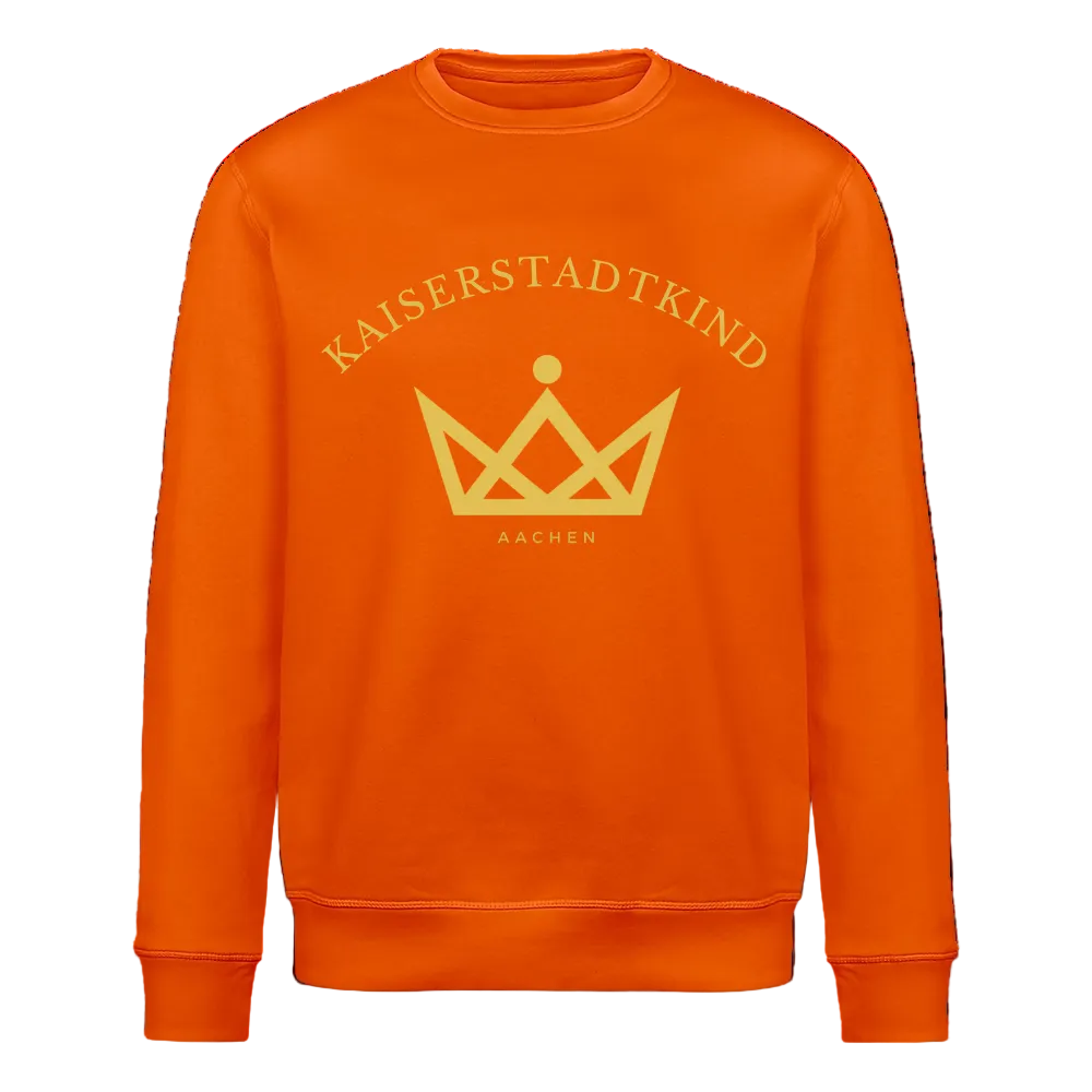 ROLLER Sweatshirt - Gold Front/Back Round - Tieforange