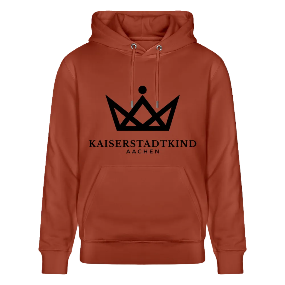 350gr. Black Edition - CRUISER  Organic Hoodie - heritage brown