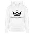 350gr. Black Edition - CRUISER  Organic Hoodie - white