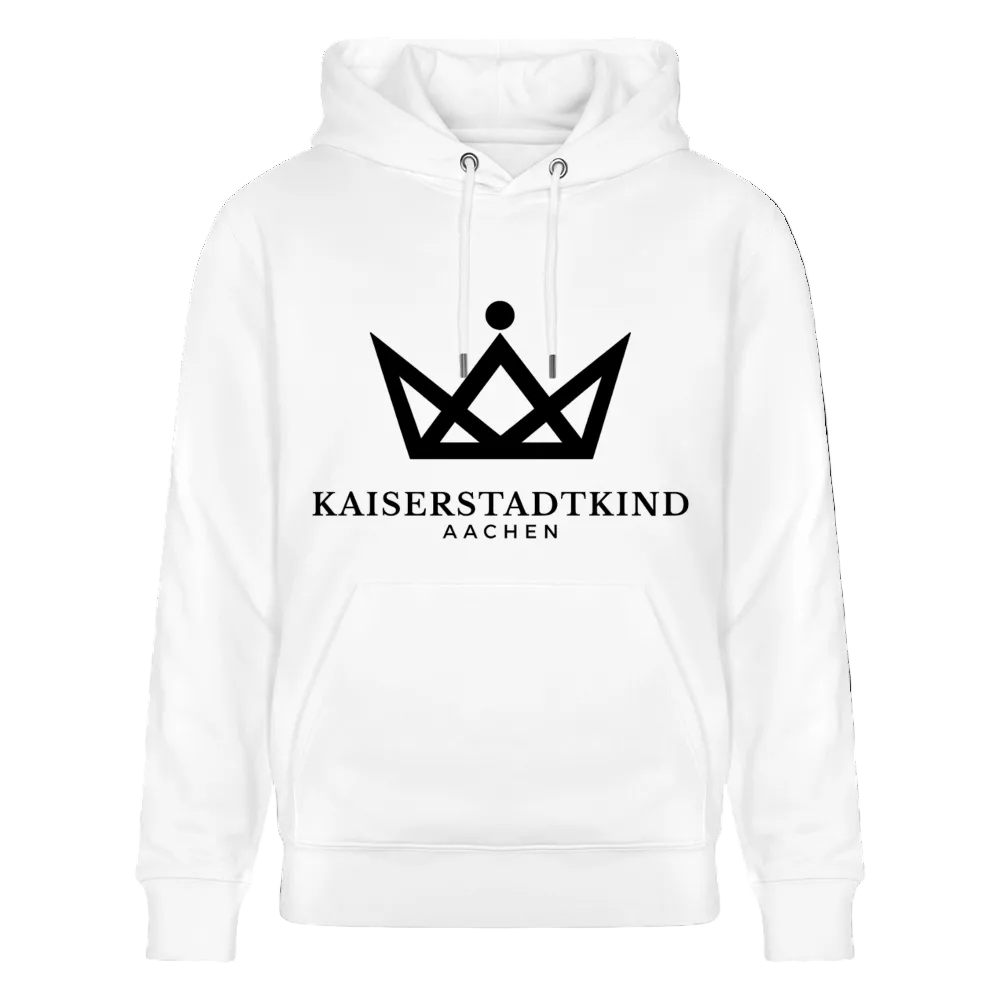 350gr. Black Edition - CRUISER  Organic Hoodie - white