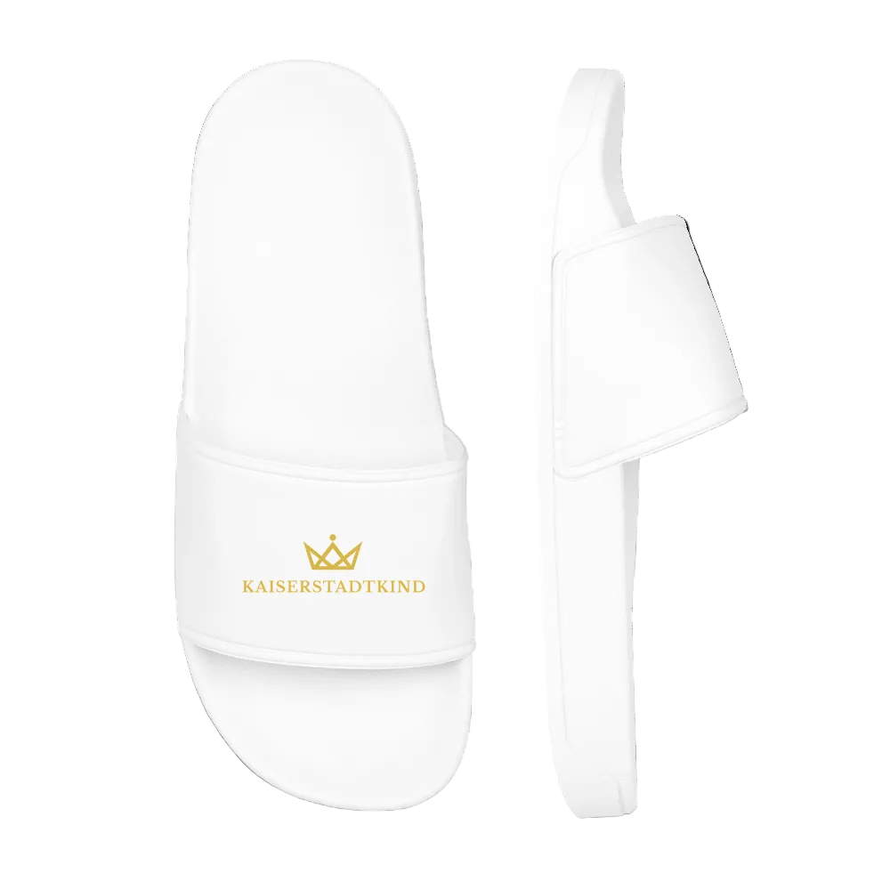 KAISERSTADTKIND Gold Edition - Men’s Pool Sliders - white