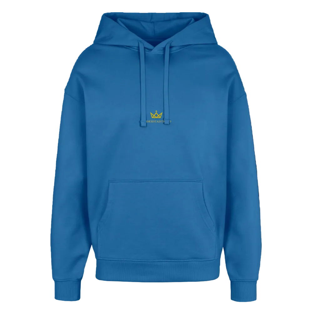 KAISERSTADTKIND Golden Circel - Oversized Hoodie - Achtsames Blau