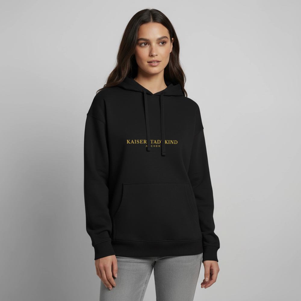 350gr.  Golden Letters Edition - Oversized Hoodie - black