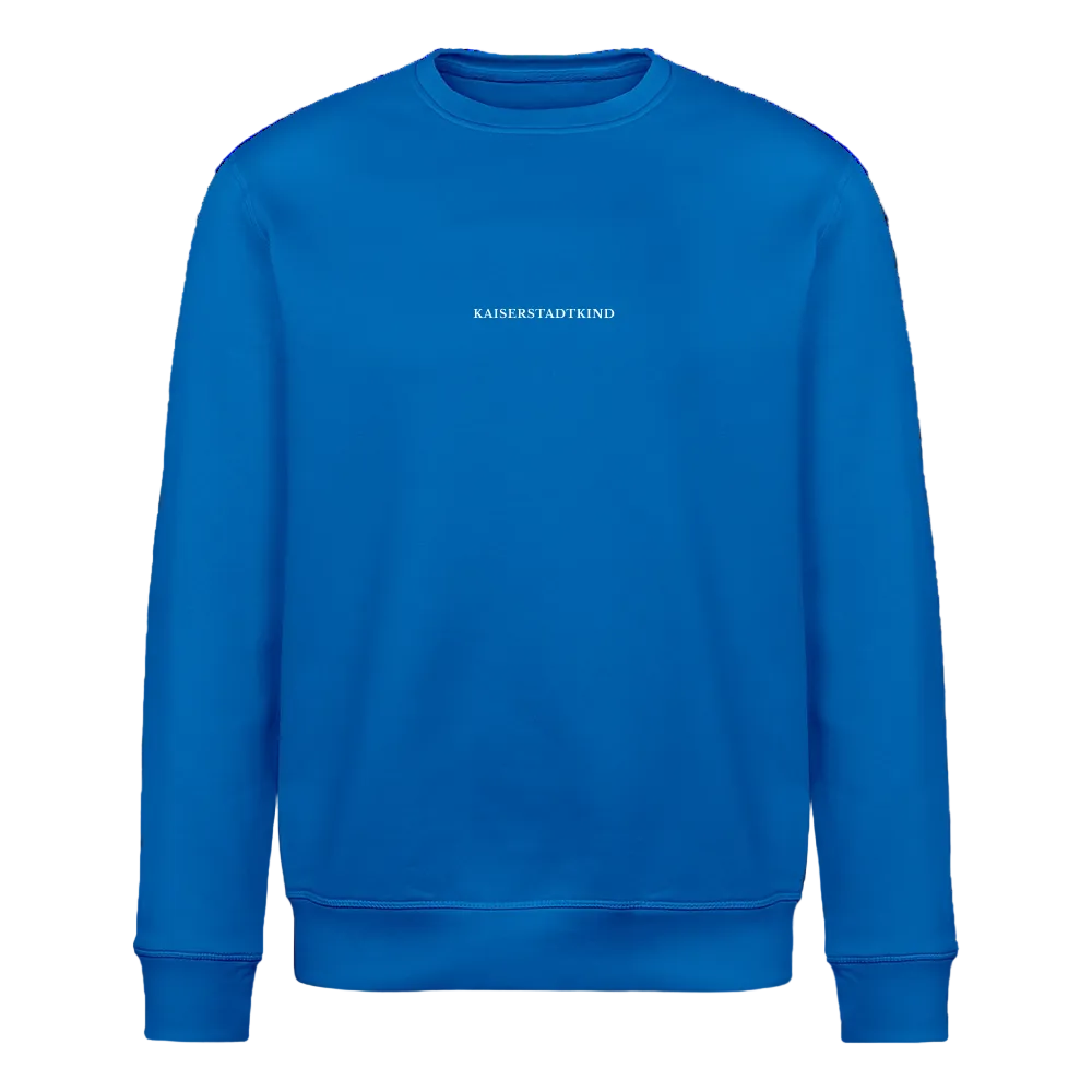 280gr. KAISERSTADTKIND White Letters Edition - CHANGER  Organic Sweatshirt - royal blue