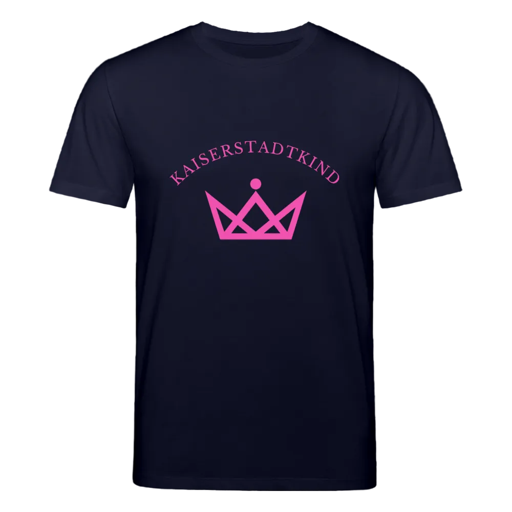 CREATOR T-Shirt - PINK Front Logo - Navy