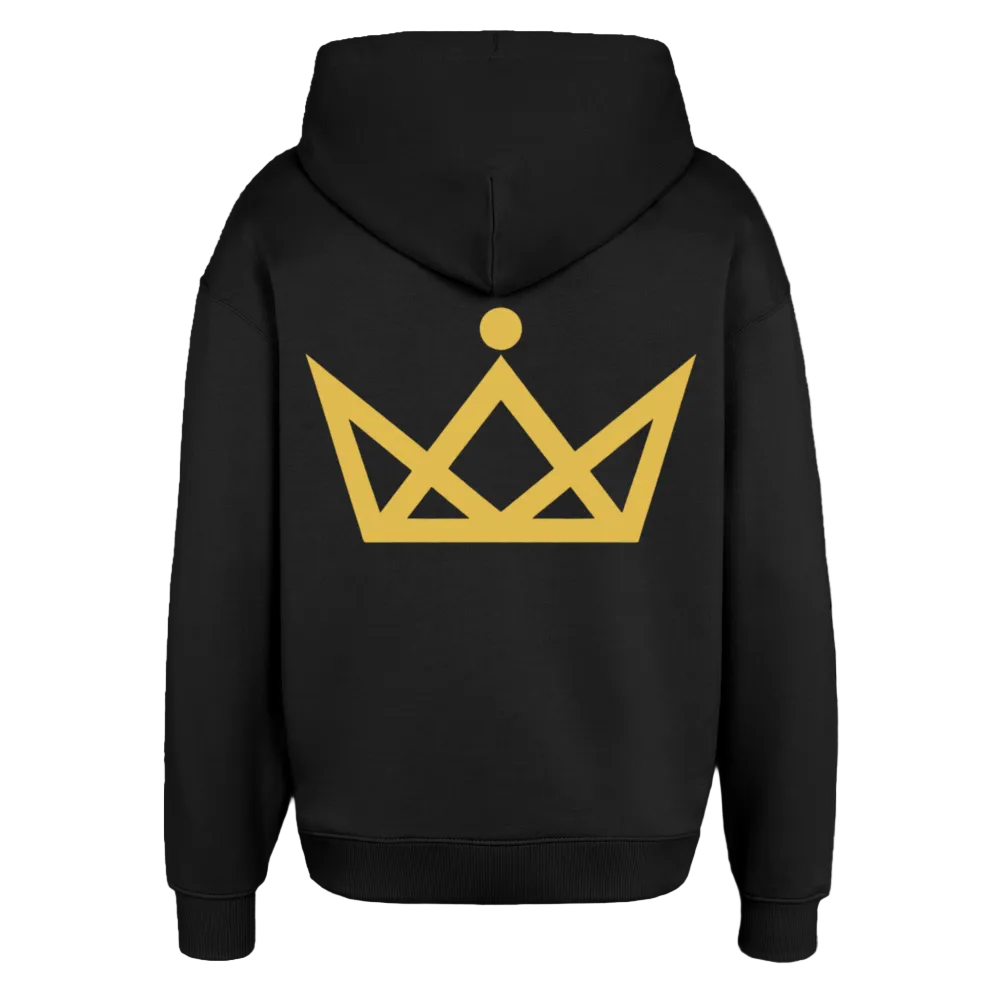 350gr.  Golden Letters Edition - Oversized Hoodie - black