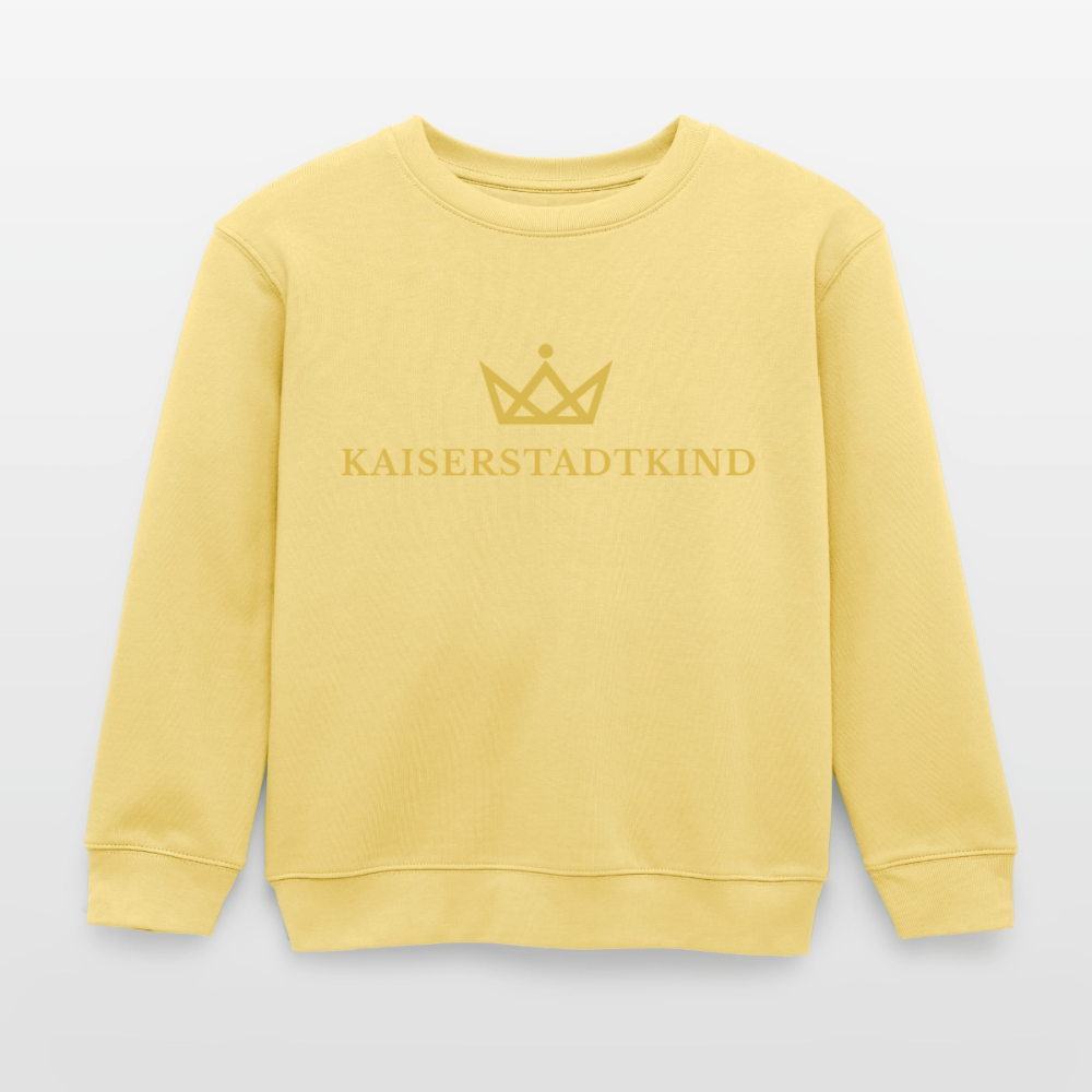 KAISERSTADTKIND Gold Edition - Mini Changer Organic Kids’ Sweatshirt - viva yellow 