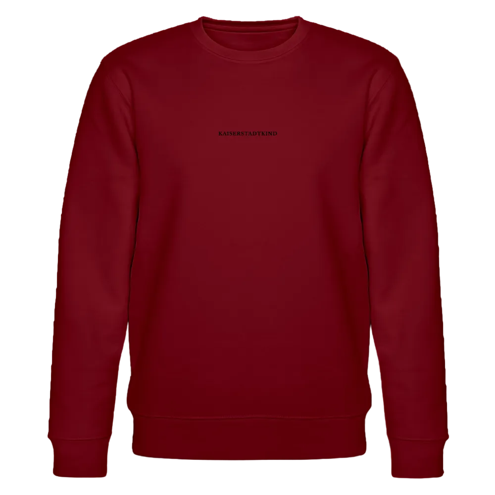 CHANGER  Sweatshirt - Black Front Script - Burgunderrot
