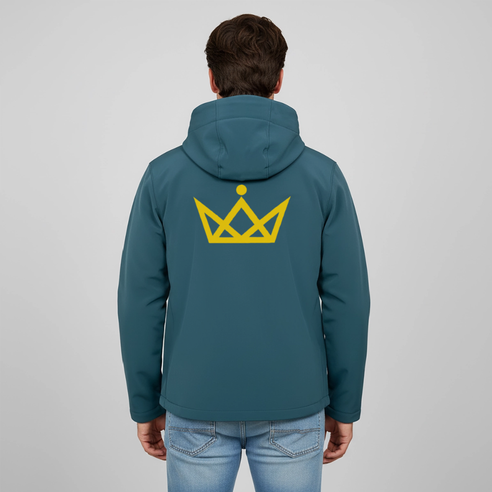 KAISERSTADTKIND Men's Recycled Softshell Jacket DISCOVERER - stargazer