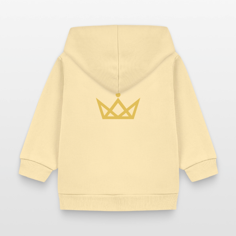 KAISERSTADTKIND 2Golden Crowns - Organic Zip Hoodie BABY CONNECTOR - cream