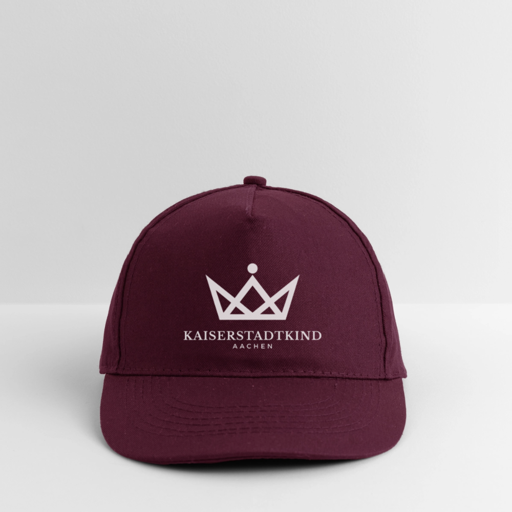 KAISERSTADTKIND White Edition - Organic Baseball Cap - burgundy
