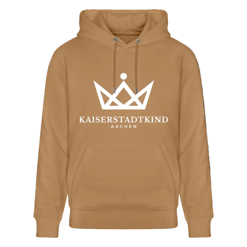 350gr. White Edition - CRUISER  Organic Hoodie - latte