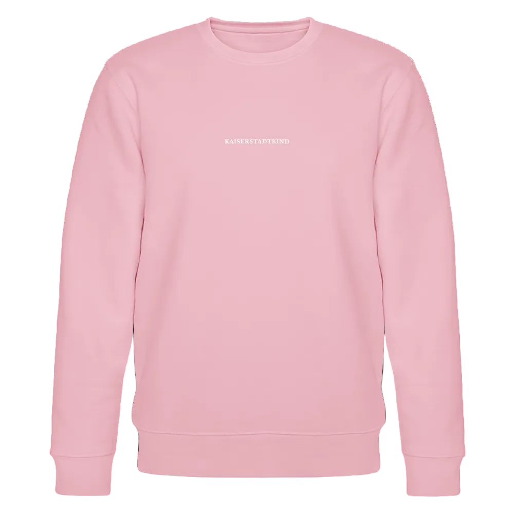 KAISERSTADTKIND White Letters - CHANGER  Organic Sweatshirt - cotton pink