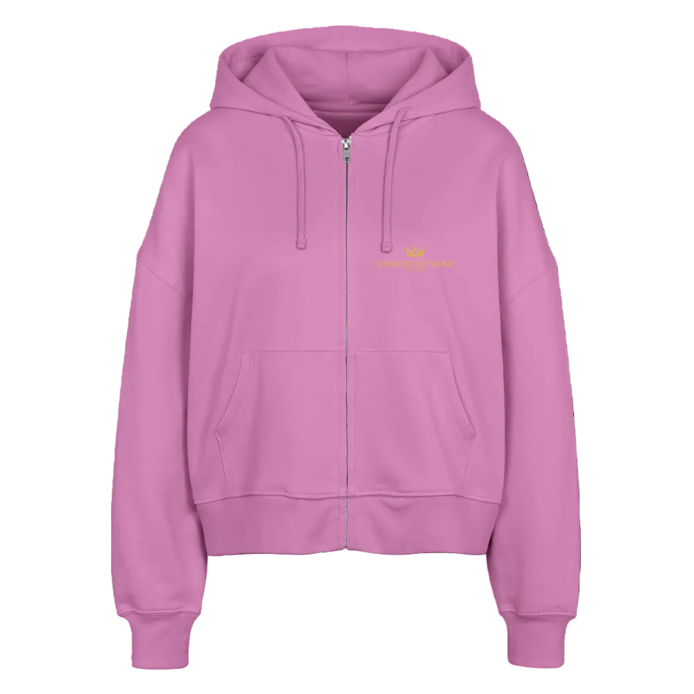 KAISERSTADTKIND Gold Edition - Boxy Bio Zip Hoodie Ida - Pink