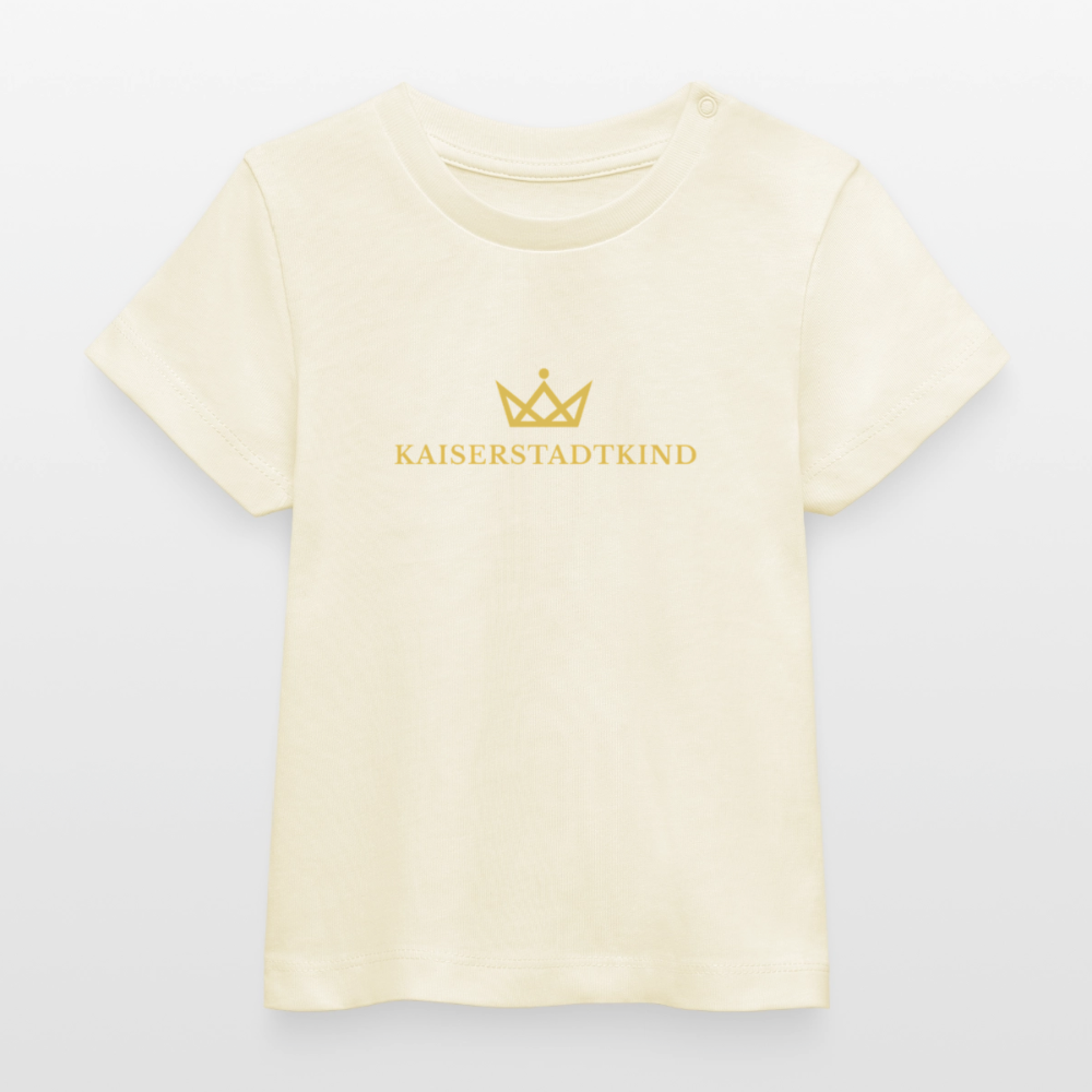 KAISERSTADTKIND Gold Edition - BABY CREATOR Baby Organic T-Shirt - soft Ecru