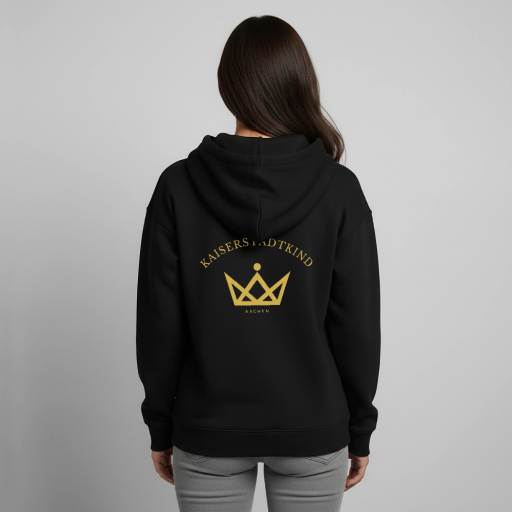KAISERSTADTKIND Golden Circel - Oversized Hoodie - Schwarz