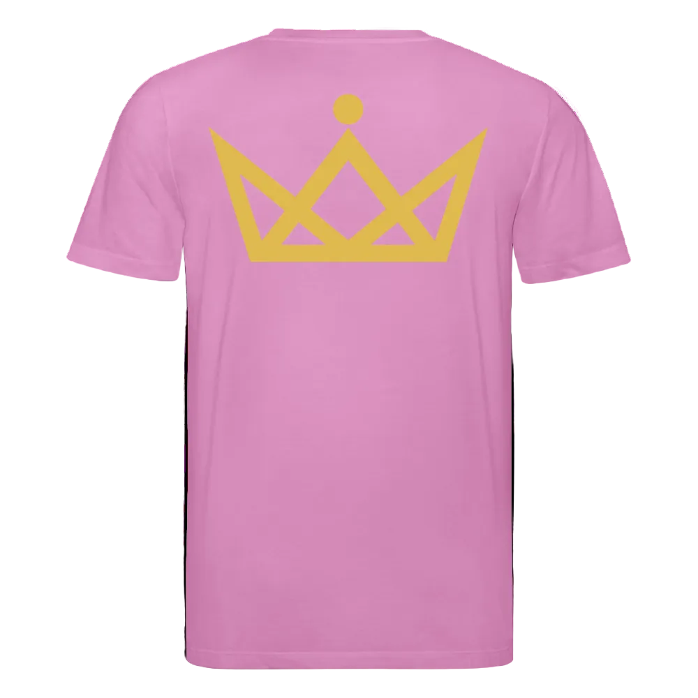 180gr. Golden Letters Edition  - Organic T-Shirt - pink